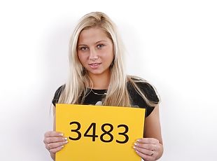 CZECH CASTING - EXCITING BLOND HAIR GIRL ANGEL VERONIKA (3483)