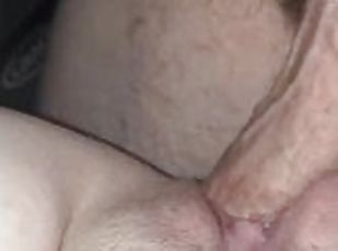 Daddy came on my tight pussy and then fucked me again