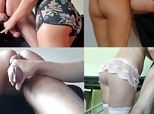 cumshot, handjob, compilation, cum, italiensk, elskerinne, melk, dominans, femdom