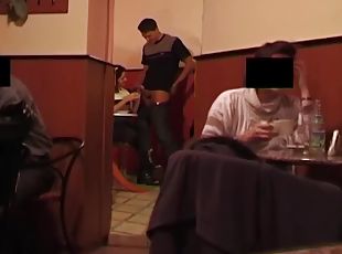 Rough Anal In A Public Coffee Shop