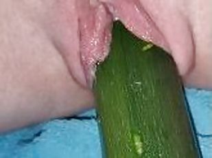 Fucking cucumber my step sister