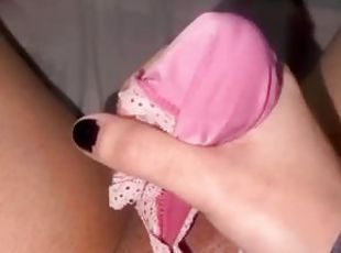 Very satisfying cum in my panties stepsister.