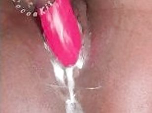 Ebony Slut Up Late Playing With Pussy