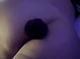 Bbw Carito Como masturbo mi culo para poder meterme el plug anal ! Me lo como rico amo mi culo enorm