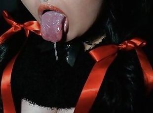 ASMR INTENSE WET LICKING, FINGER SUCKING (SALIVA, MOUTH SOUNDS)