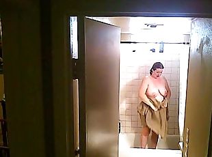 friends bbw wife spied nude