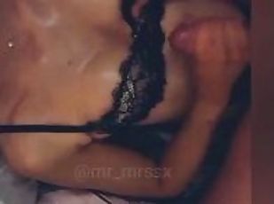 Wife loves to make you cum on her sexy tits and incredible body milf pov @mr_mrssx
