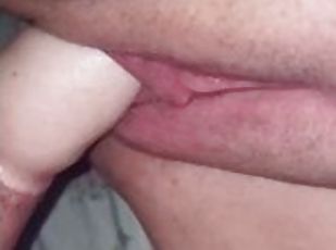 Post-op Transman fucks gf’s WET pussy