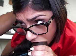 MIA KHALIFA - Football Player Slings BBC In Superfan's Direction - Charlie mac