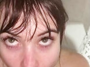 Shower voyeur gets happy ending