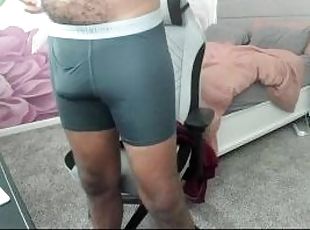 Rock Mercury jerking hairy cock on chaturbate