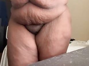 BBW Hears Neighbors Fucking and Gets Horny