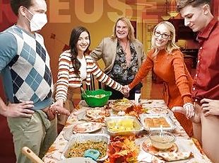 Thanksgiving Is A Time When Family Cums Together, & This Holiday Season, Things Will Get Rowdy