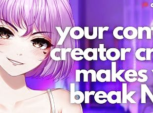 Your Content Creator Crush Makes You Break NNN on a Call  ASMR Erotic Audio Roleplay  JOI