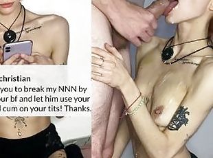 Recreating fan kinks episode 1: skinny Deepthroat and cumshot!