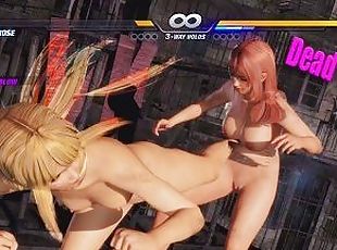 Dead Or Alive Nude Game Play [Part 05]  Marie Rose Vs Honoka