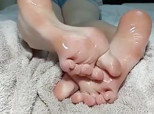 My oily feet teasing preview