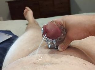 MASSIVE Spraying Cumshot!!!