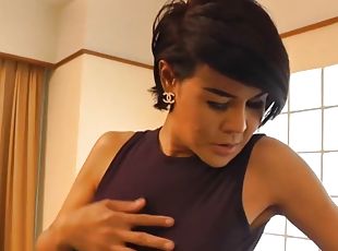 FULL leaked video of ladyboy Lyanda takes off her black dress and