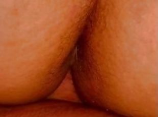 Daddy creampies his babies tight holes POV