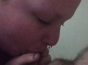 Daddy makes me record myself sucking his dick