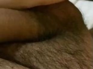 Daddy jacking off in hotel room