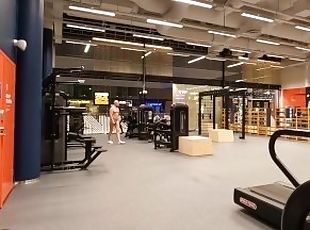 publik, amatör, ensam, gym