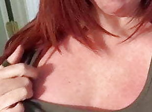 Redhead milf chest