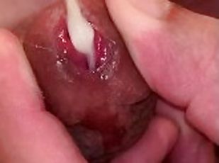 Let Me Open My Dick Hole So You Can See Inside as I Cum!