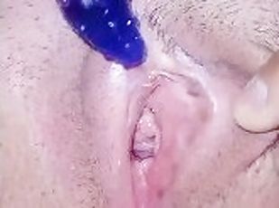 WARNING: Wife's wet masturbation with orgasm and cum