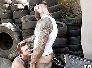 TRAILERTRASHBOYS Jack Dixon Has His Dick Blown Outdoor