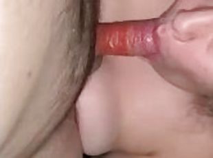 Fruit Roll Up around Cock