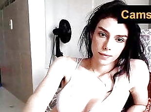 poilue, masturbation, transsexuelle, amateur, webcam, solo, bite