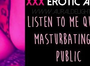 British Chick Masturbating Quietly On Public Train With Vibrator [XXX Erotic ASMR Audio Only]