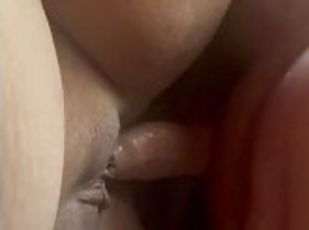 British Amateur BBW Wife Cuckold Dirty Talk & Creampie