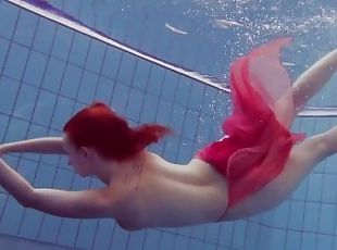 Big tits big ass tattoos Katrin Privsem underwater