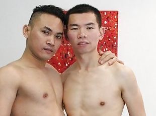 asiatisk, amatör, anal, gay, hemmagjord, första-gången, ansiktssprut, kåt, twink