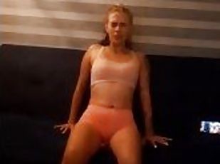 masturbation, orgasm, party, kvinnligt-sprut, amatör, brudar, tonåring, kåt, syster, petit