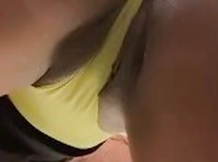 Close up Fat Ebony Pussy