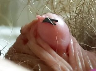 Extreme Close Up Big Clit Vagina Asshole Mouth Giantess Fetish Video Hairy Body !