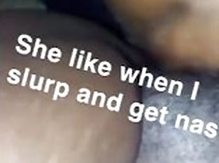Eating sum pussy