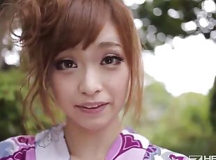 Japanese Pornstar Mikuru Shiina Gets nailed by Stepson Outdoors in POV