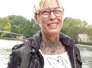 GERMAN SCOUT - THIN PAINTED MUVA VICKY I PICKUP ROUGH FUCK IN BERLIN I RIMJOB AND DEEP THROAT - German