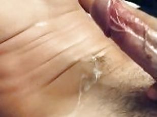 Quick jerk untill big cumshot