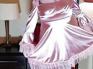 Gorgeous sissy dress on hot tv slut Nottstvslut 