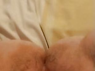 Fingering my wet hairy pussy