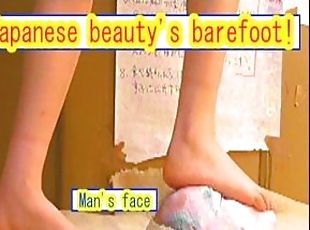 Trampled by Japanese beauty! barefoot!