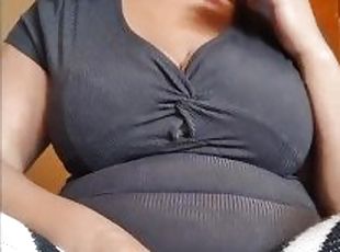 Whoopsie Smoking Ebony Pussy Tease