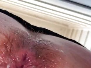 Huge Anal Gape Reveal After BBW Rode Thick Dildo For 2 Hours Straight