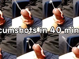 7 cumshots in 40 minutes